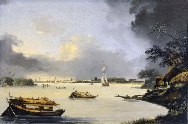 View of Calcutta from Garden House Road, unknow artist